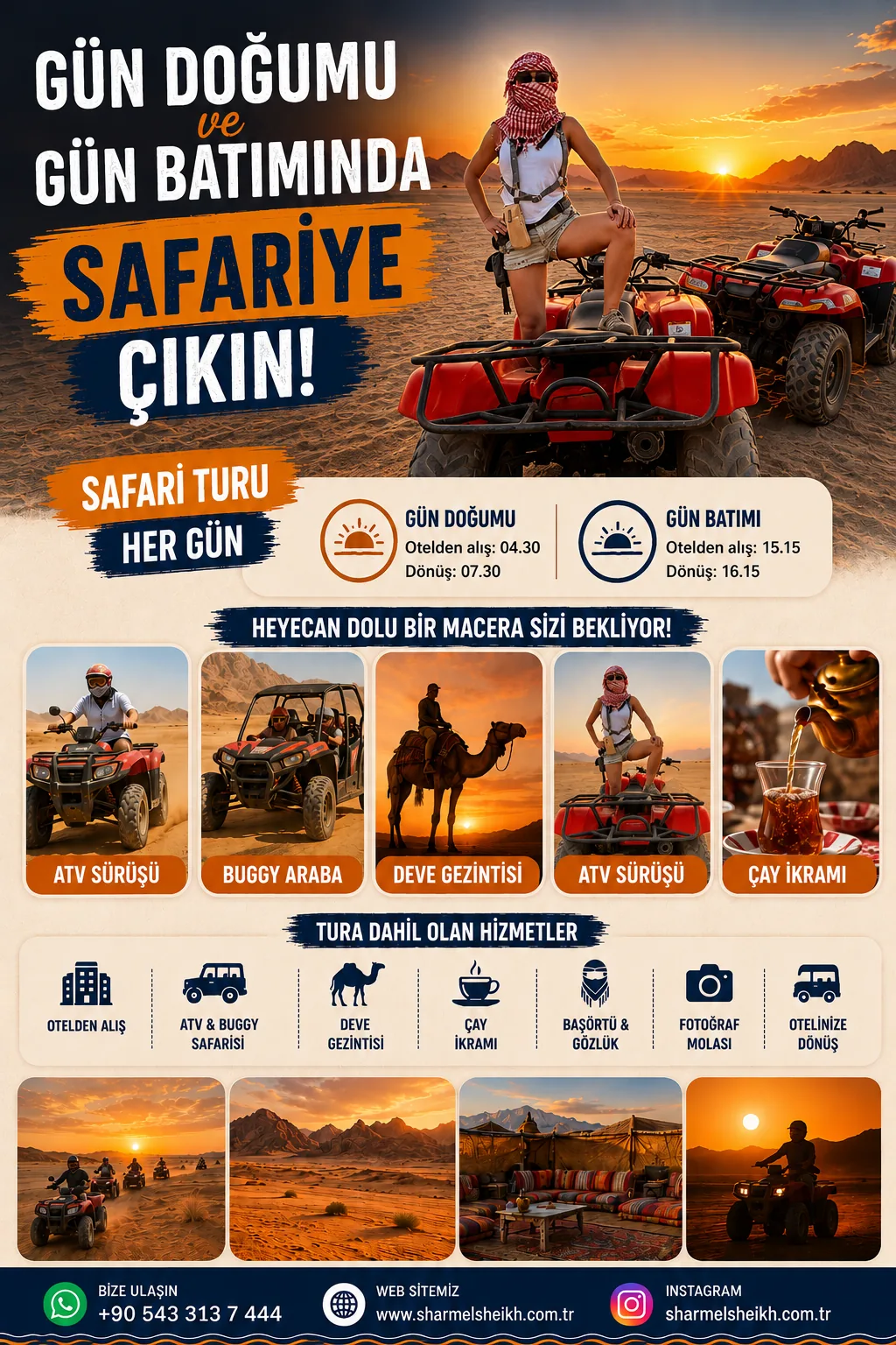 Gün Doğumu / Gün Batımı ATV Safari Turu